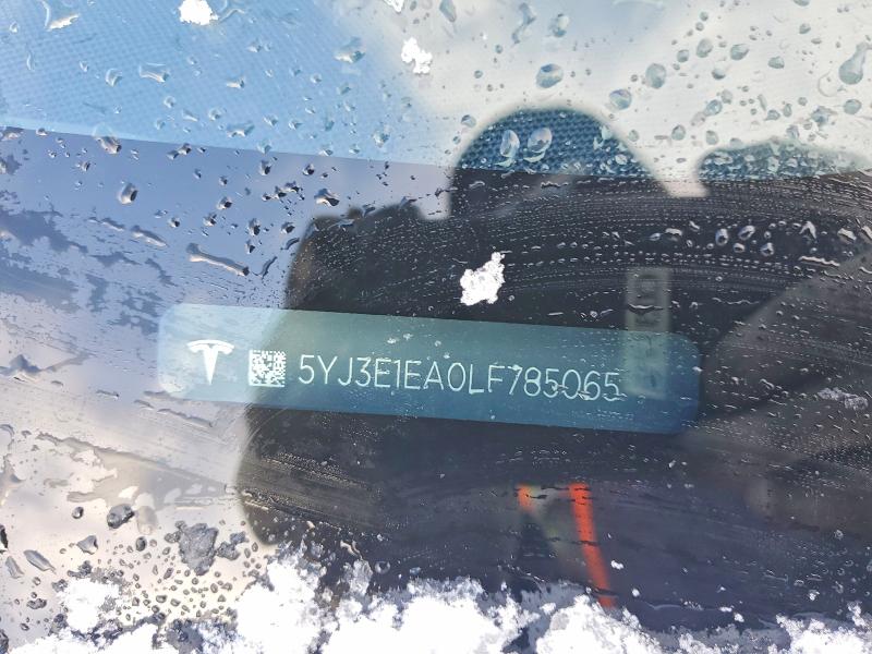Продажа на аукционе авто 2020 Tesla Model 3, vin: 5YJ3E1EA0LF785065, номер лота: 78585755