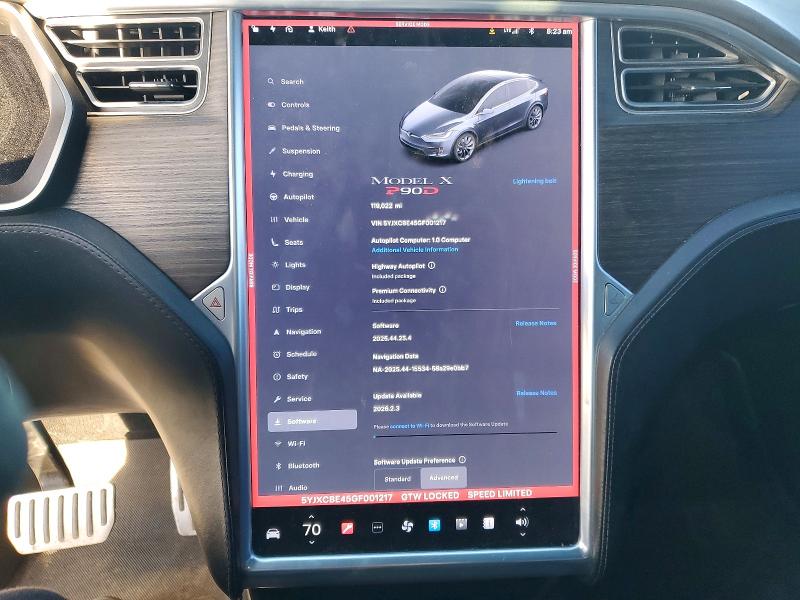 Aukcja sprzedaży 2016 Tesla Model X, vin: 5YJXCBE45GF001217, numer aukcji: 76663525