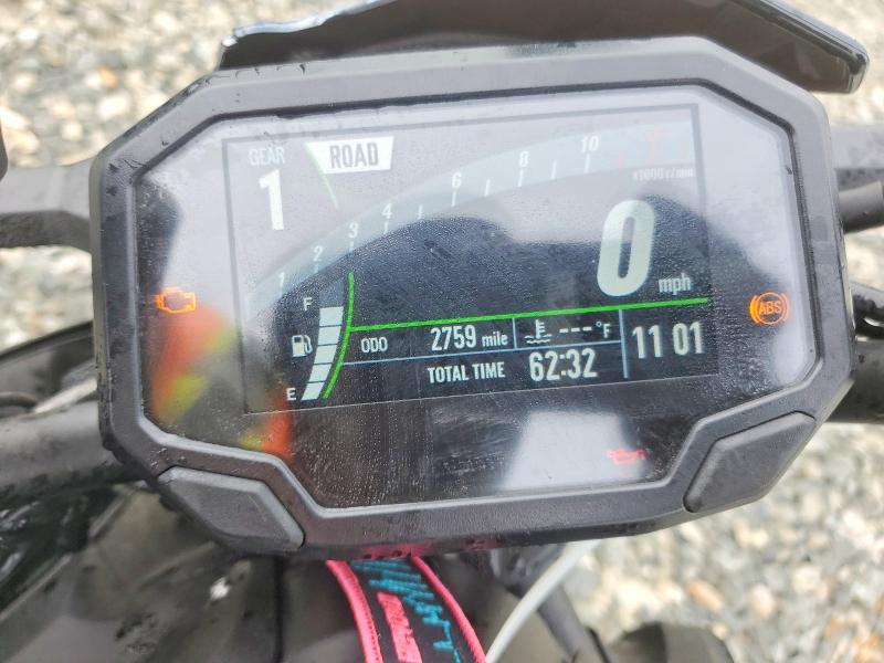 76011165 :رقم المزاد ، ML5ZRDF13RDA67456 vin ، 2024 Kawasaki Zr900 F مزاد بيع