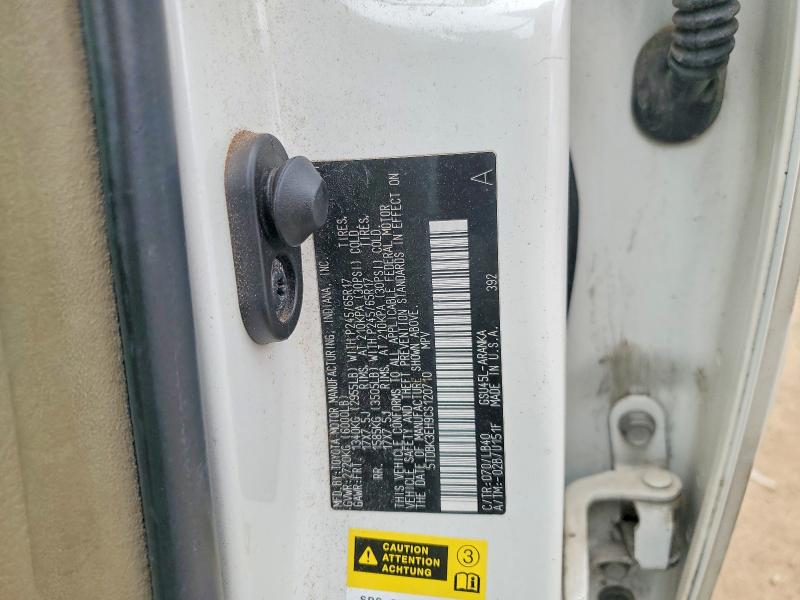 79201755 :رقم المزاد ، 5TDBK3EH9CS120710 vin ، 2012 Toyota Highlander مزاد بيع