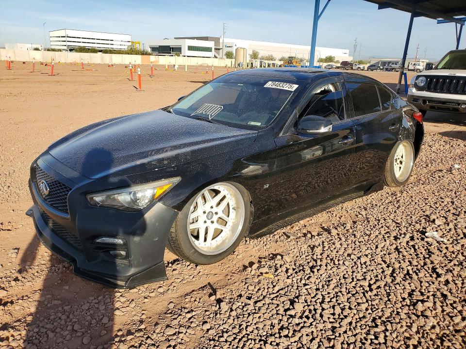 2015 Infiniti Q50 მანქანა იყიდება აუქციონზე, vin: JN1BV7AR0FM393938, აუქციონის ნომერი: 78483275