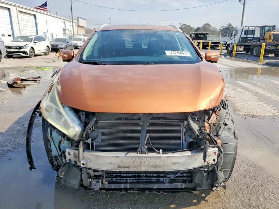 2015 Nissan Murano მანქანა იყიდება აუქციონზე, vin: 5N1AZ2MG5FN245624, აუქციონის ნომერი: 77425465