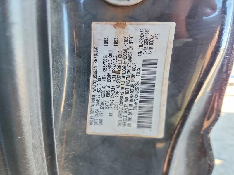 Продаж на аукціоні авто 2004 Toyota Tacoma, vin: 5TEWM72NX4Z392894, номер лоту: 76135795
