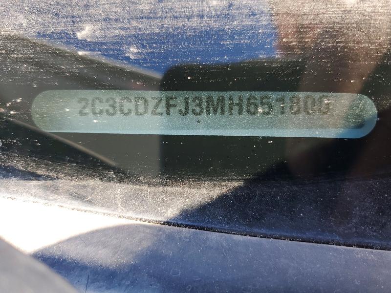 Продажа на аукционе авто 2021 Dodge Challenger, vin: 2C3CDZFJ3MH651800, номер лота: 76446815