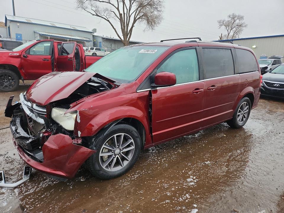 77396195 :رقم المزاد ، 2C4RDGCG6HR808609 vin ، 2017 Dodge Grand Caravan مزاد بيع