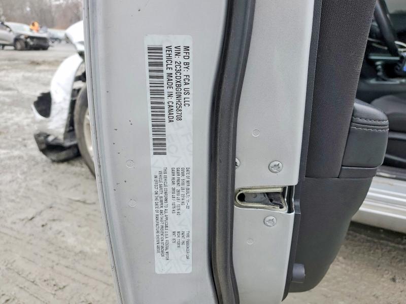 Aukcja sprzedaży 2022 Dodge Charger, vin: 2C3CDXBG0NH258708, numer aukcji: 75890425
