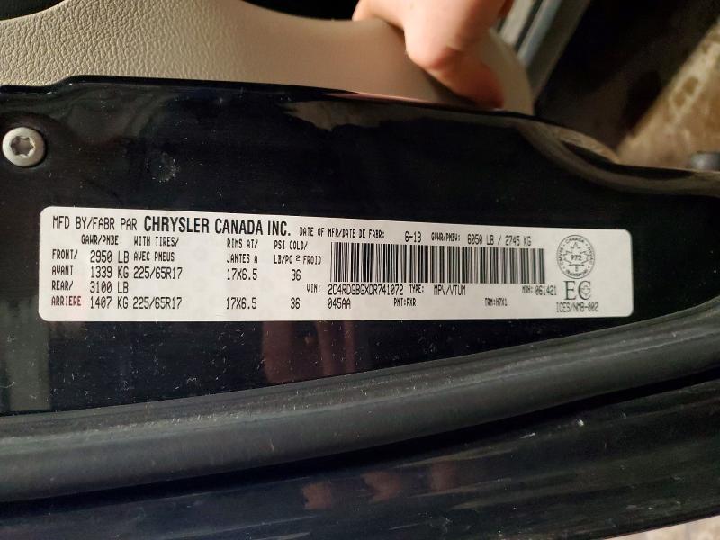 Aukcja sprzedaży 2013 Dodge Grand Caravan, vin: 2C4RDGBGXDR741072, numer aukcji: 77677285