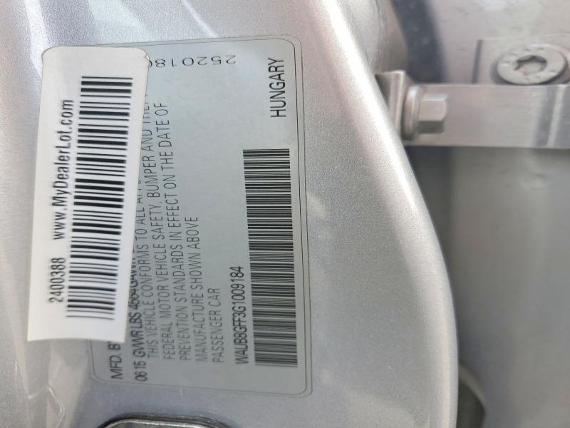 Aukcja sprzedaży 2016 Audi A3, vin: WAUB8GFF3G1009184, numer aukcji: 77356395