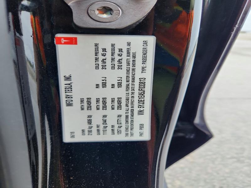 Aukcja sprzedaży 2018 Tesla Model 3, vin: 5YJ3E1EA5JF033813, numer aukcji: 77070575