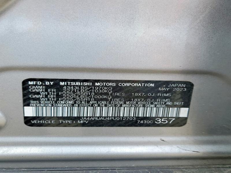 Продаж на аукціоні авто 2023 Mitsubishi Outlander Sport, vin: JA4ARUAU4PU012703, номер лоту: 78756305