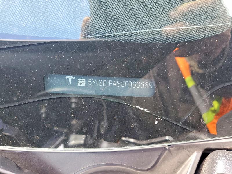 Продаж на аукціоні авто 2025 Tesla Model 3, vin: 5YJ3E1EA8SF960368, номер лоту: 78351305