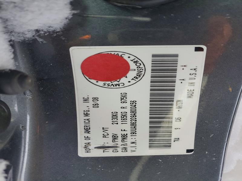 2009 Acura Tl მანქანა იყიდება აუქციონზე, vin: 19UUA86209A800456, აუქციონის ნომერი: 76269305