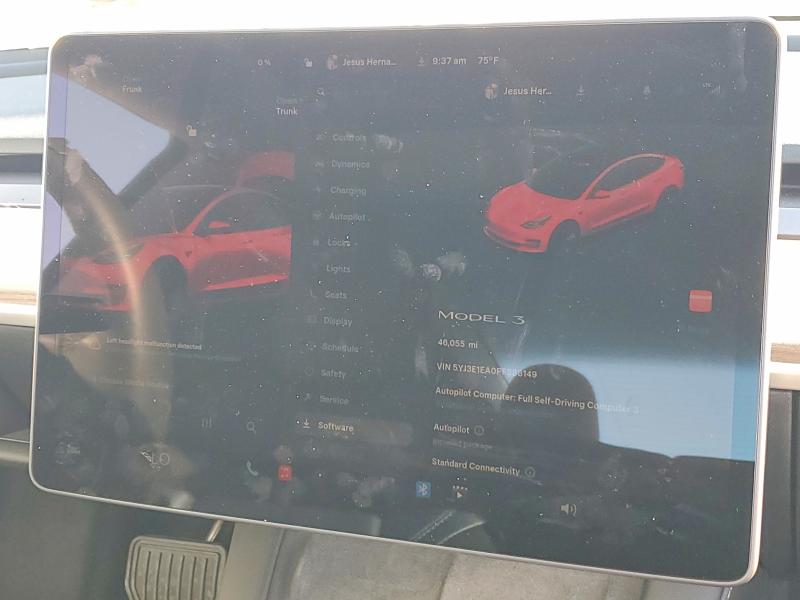 Продажа на аукционе авто 2023 Tesla Model 3, vin: 5YJ3E1EA0PF586149, номер лота: 75552585