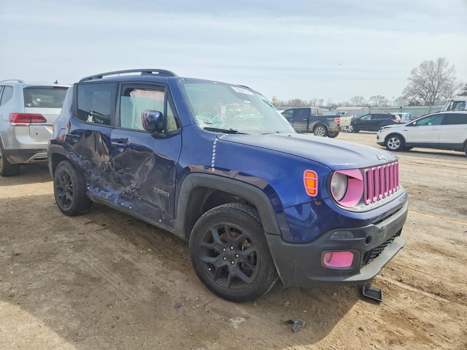 2018 Jeep Renegade მანქანა იყიდება აუქციონზე, vin: ZACCJABB7JPH84932, აუქციონის ნომერი: 78834115