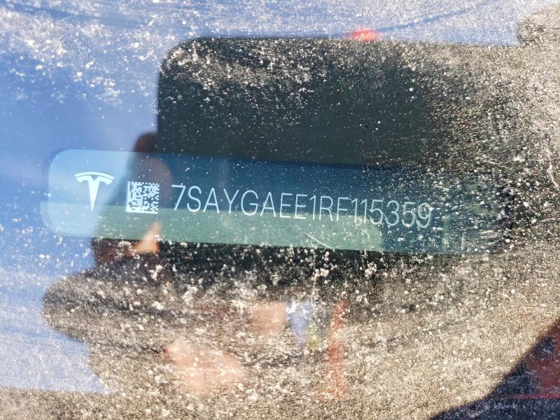 Продажа на аукционе авто 2024 Tesla Model Y, vin: 7SAYGAEE1RF115359, номер лота: 76454535