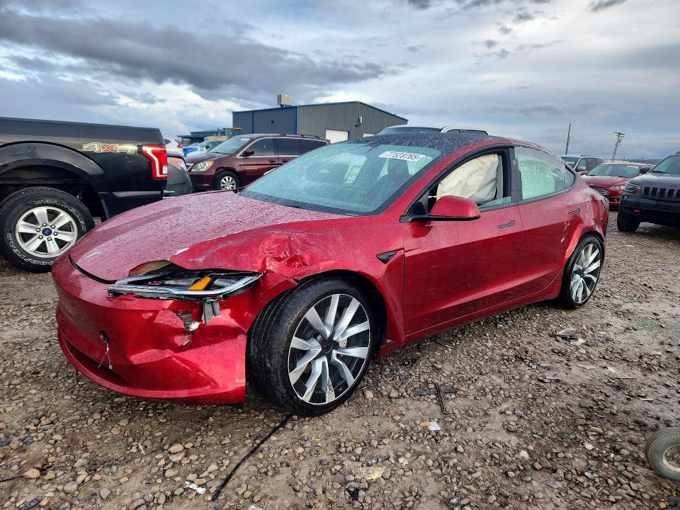 Auction sale of the 2024 Tesla Model 3, vin: 5YJ3E1EB7RF801568, lot number: 77528765