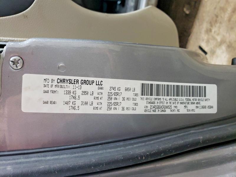 Aukcja sprzedaży 2014 Dodge Grand Caravan, vin: 2C4RDGBGXER200525, numer aukcji: 79251135