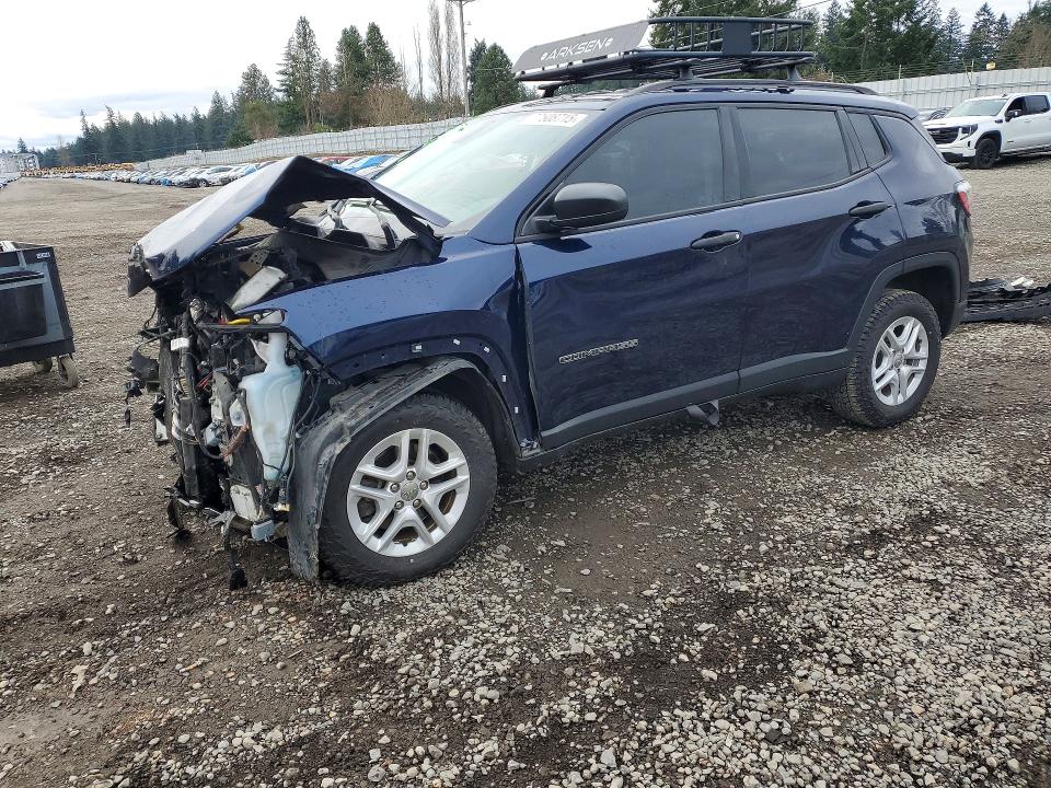 Продажа на аукционе авто 2018 Jeep Compass, vin: 3C4NJDAB7JT114740, номер лота: 77608715