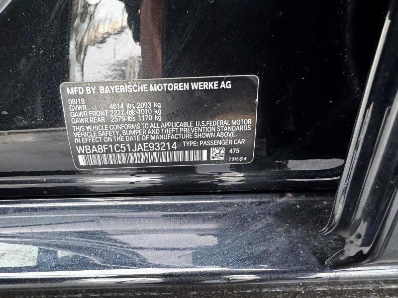 Продаж на аукціоні авто 2018 Bmw 328, vin: WBA8F1C51JAE93214, номер лоту: 79529395