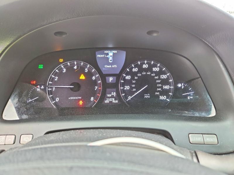 2012 Lexus Ls მანქანა იყიდება აუქციონზე, vin: JTHCL5EF6C5015381, აუქციონის ნომერი: 77750075