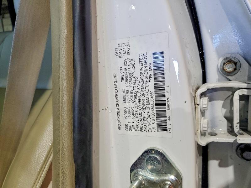 2018 Acura Rdx მანქანა იყიდება აუქციონზე, vin: 5J8TB3H34JL004660, აუქციონის ნომერი: 77226205