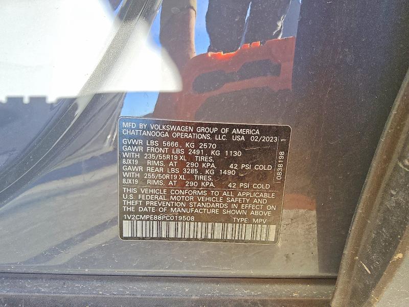 78165695 :رقم المزاد ، 1V2CMPE88PC019508 vin ، 2023 Volkswagen Id.4 مزاد بيع