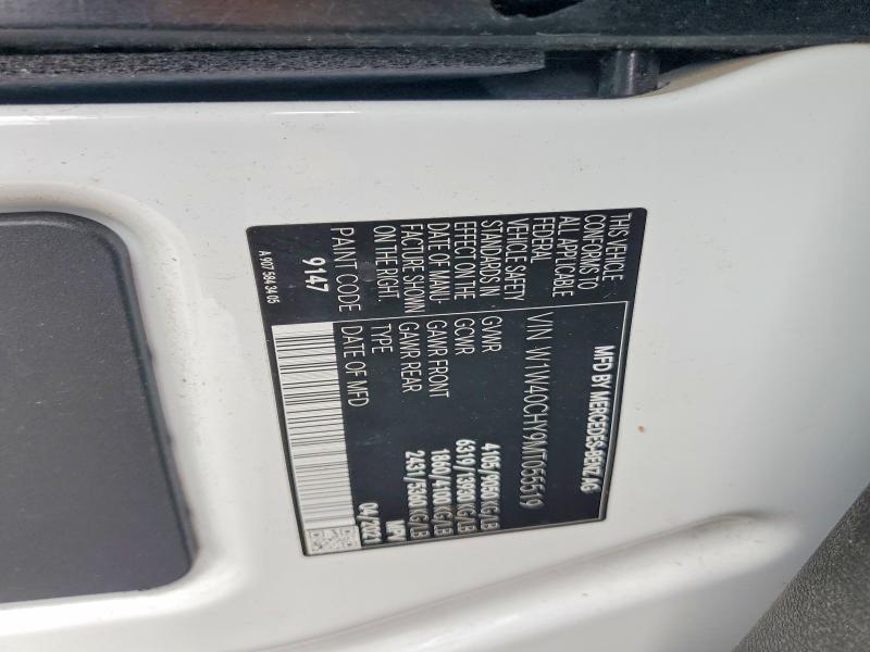Продаж на аукціоні авто 2021 Mercedes-benz Sprinter, vin: W1W40CHY9MT055519, номер лоту: 79261245