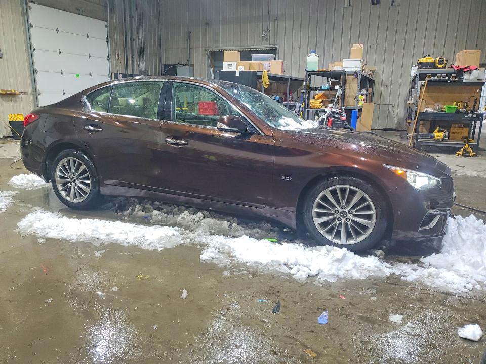 2018 Infiniti Q50 მანქანა იყიდება აუქციონზე, vin: JN1EV7AR6JM443683, აუქციონის ნომერი: 76755935
