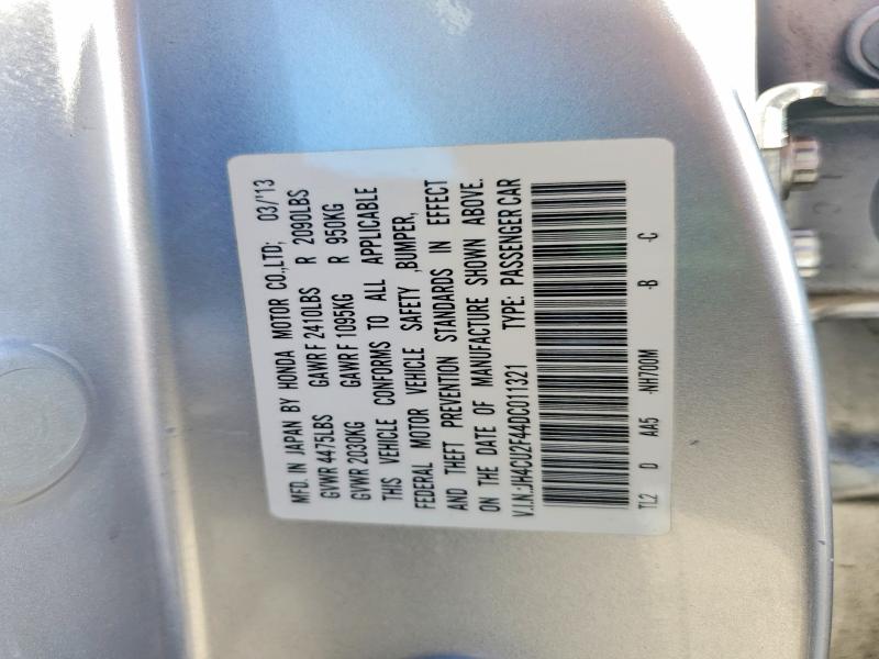 Aukcja sprzedaży 2013 Acura Tsx, vin: JH4CU2F44DC011321, numer aukcji: 78620285
