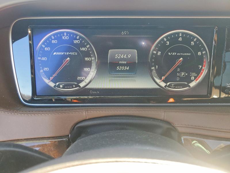 76462875 :رقم المزاد ، WDDUG7JB2FA075832 vin ، 2015 Mercedes-benz S مزاد بيع