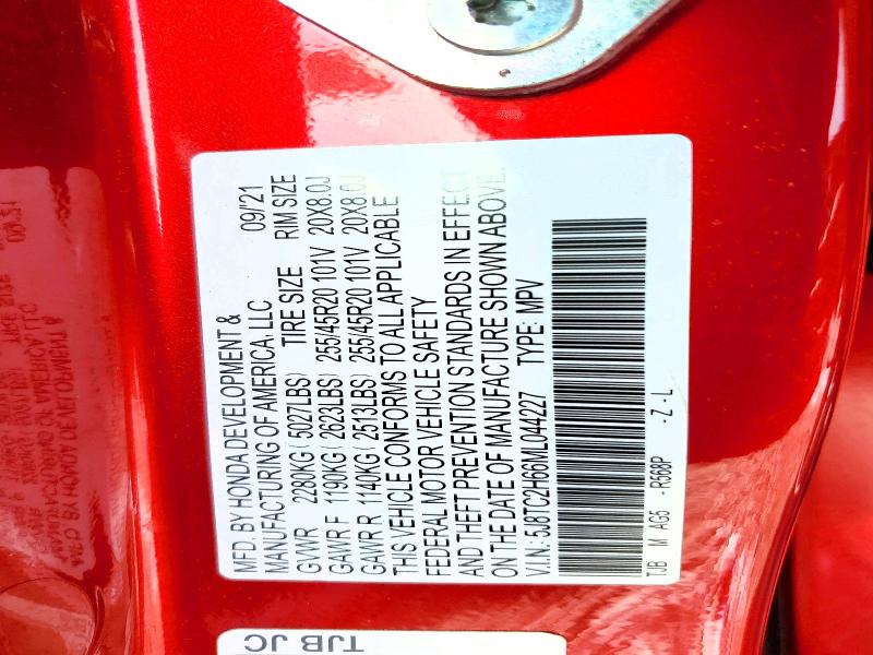 Продаж на аукціоні авто 2021 Acura Rdx, vin: 5J8TC2H66ML044227, номер лоту: 75053115