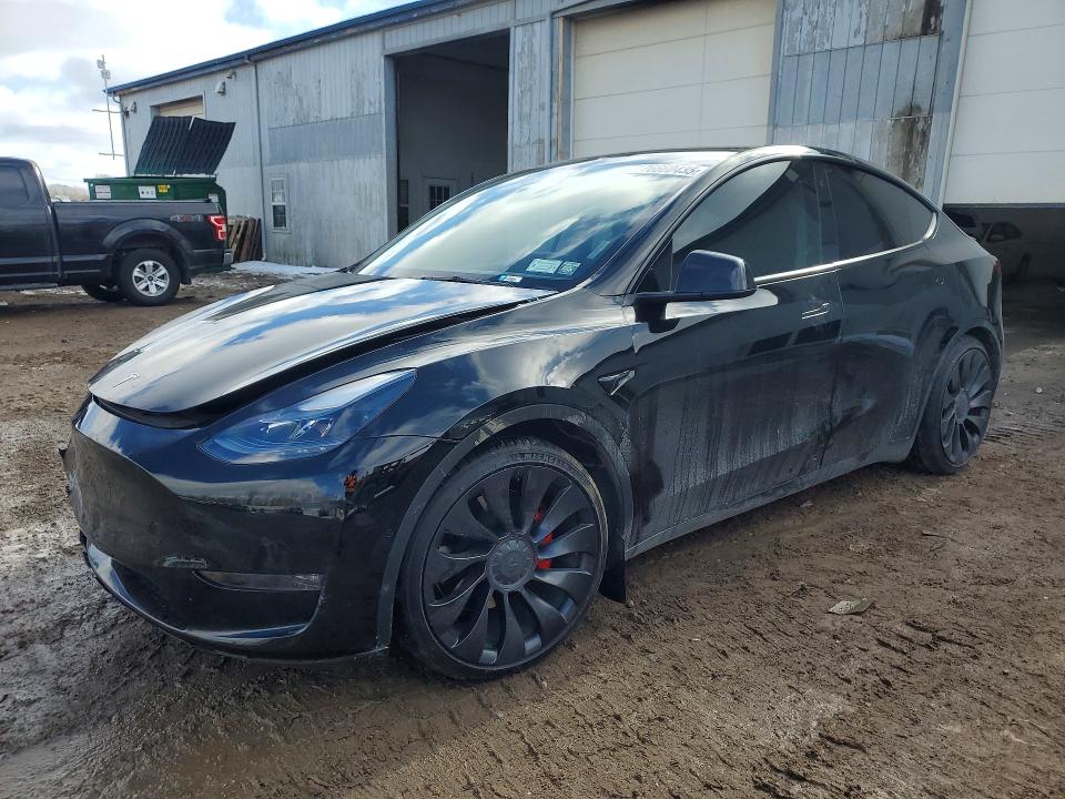 Продажа на аукционе авто 2021 Tesla Model Y, vin: 5YJYGDEF4MF202222, номер лота: 76660435