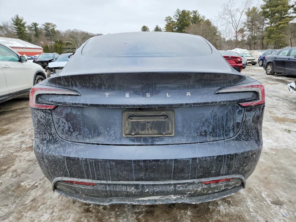 2025 Tesla Model 3 მანქანა იყიდება აუქციონზე, vin: 5YJ3E1EA1SF937899, აუქციონის ნომერი: 75794985