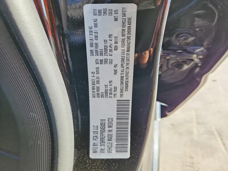 79167325 :رقم المزاد ، 3C6RREFP9S4500518 vin ، 2025 Ram 1500 مزاد بيع