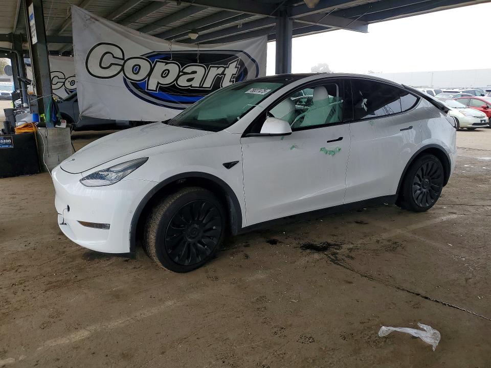 Продажа на аукционе авто 2021 Tesla Model Y, vin: 5YJYGDED2MF192725, номер лота: 78837475
