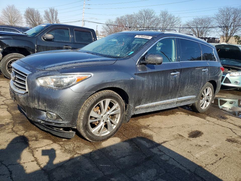 Auction sale of the 2014 Infiniti Qx60, vin: 5N1AL0MM8EC546930, lot number: 76768455