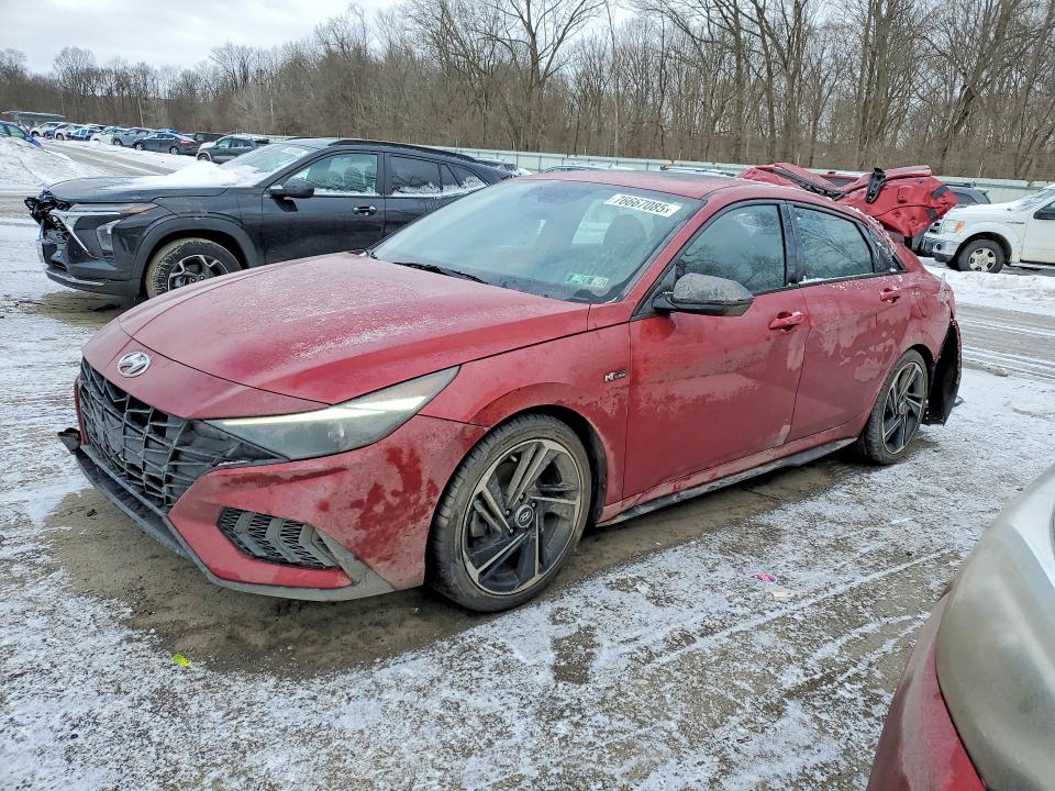2023 Hyundai Elantra მანქანა იყიდება აუქციონზე, vin: KMHLR4AF0PU509856, აუქციონის ნომერი: 76667085