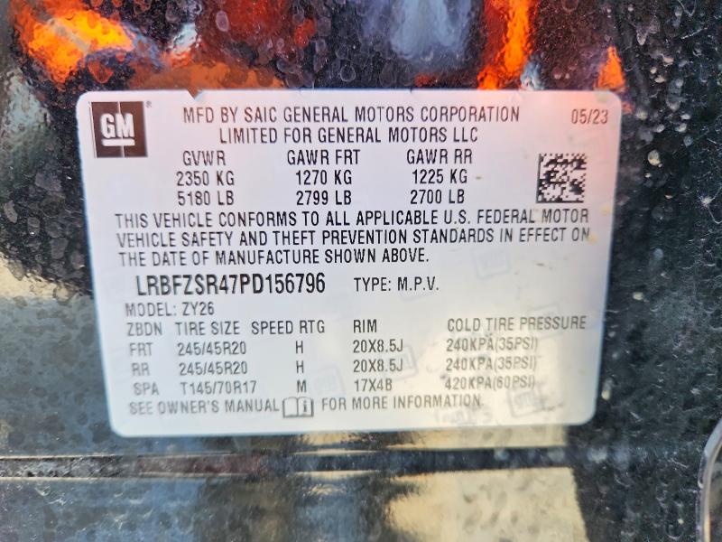Aukcja sprzedaży 2023 Buick Envision, vin: LRBFZSR47PD156796, numer aukcji: 78799475