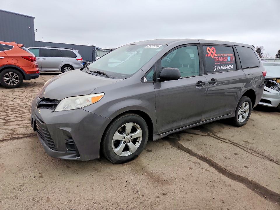 77687555 :رقم المزاد ، 5TDZZ3DC9LS023295 vin ، 2020 Toyota Sienna مزاد بيع