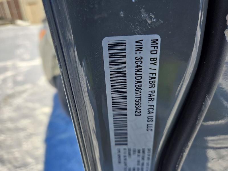 Продаж на аукціоні авто 2021 Jeep Compass, vin: 3C4NJDAB6MT568420, номер лоту: 75408705