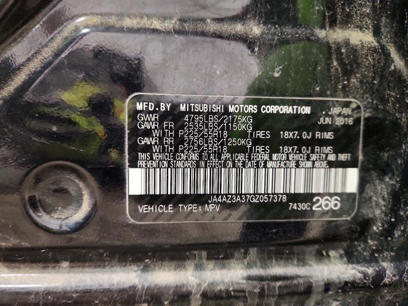 Продаж на аукціоні авто 2016 Mitsubishi Outlander, vin: JA4AZ3A37GZ057378, номер лоту: 76519355