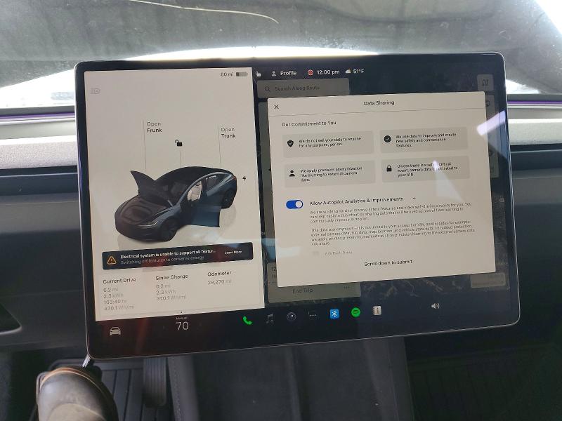 Aukcja sprzedaży 2024 Tesla Model 3, vin: 5YJ3E1EA2RF801582, numer aukcji: 77956645