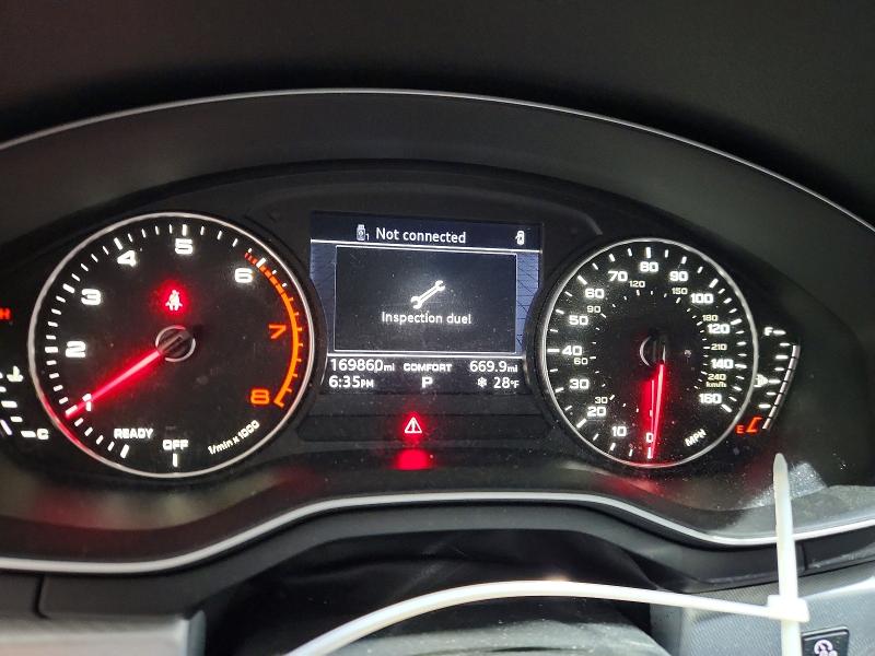2017 Audi A4 Premium მანქანა იყიდება აუქციონზე, vin: WAUANAF41HN040217, აუქციონის ნომერი: 75697055
