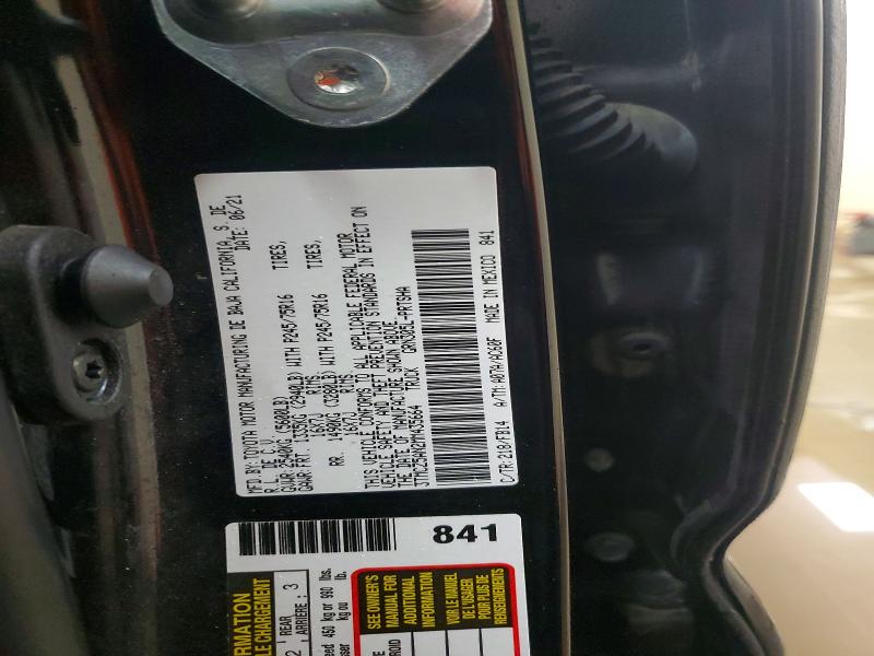 Aukcja sprzedaży 2021 Toyota Tacoma, vin: 3TMCZ5AN2MM435664, numer aukcji: 78050905