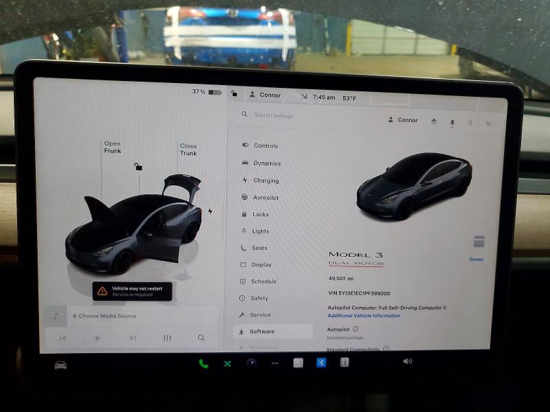 2023 Tesla Model 3 მანქანა იყიდება აუქციონზე, vin: 5YJ3E1EC1PF399200, აუქციონის ნომერი: 77968605