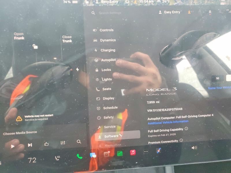 Продаж на аукціоні авто 2025 Tesla Model 3, vin: 5YJ3E1EA2SF075048, номер лоту: 78054165