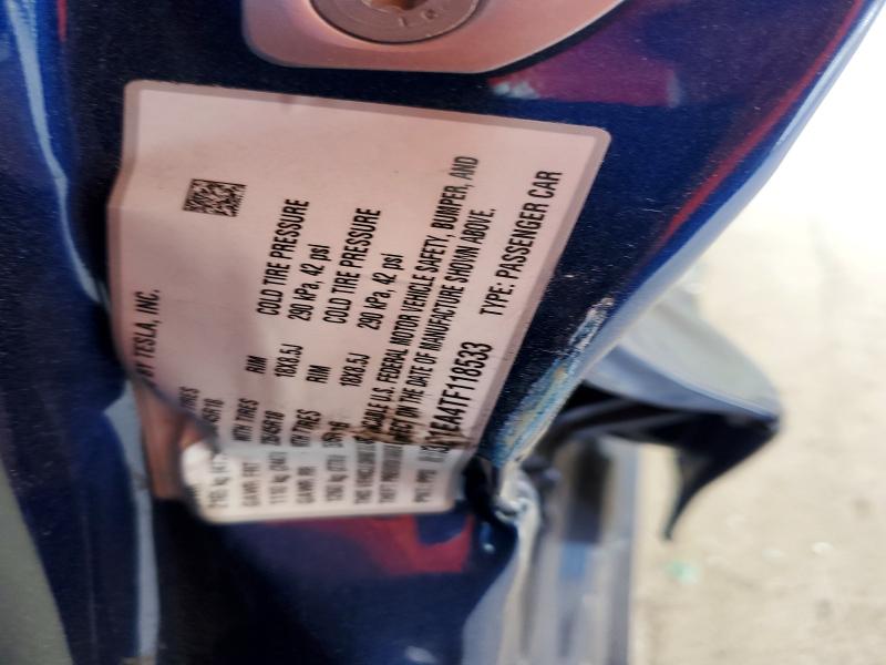 78660285 :رقم المزاد ، 5YJ3E1EA4TF118533 vin ، 2026 Tesla Model 3 مزاد بيع