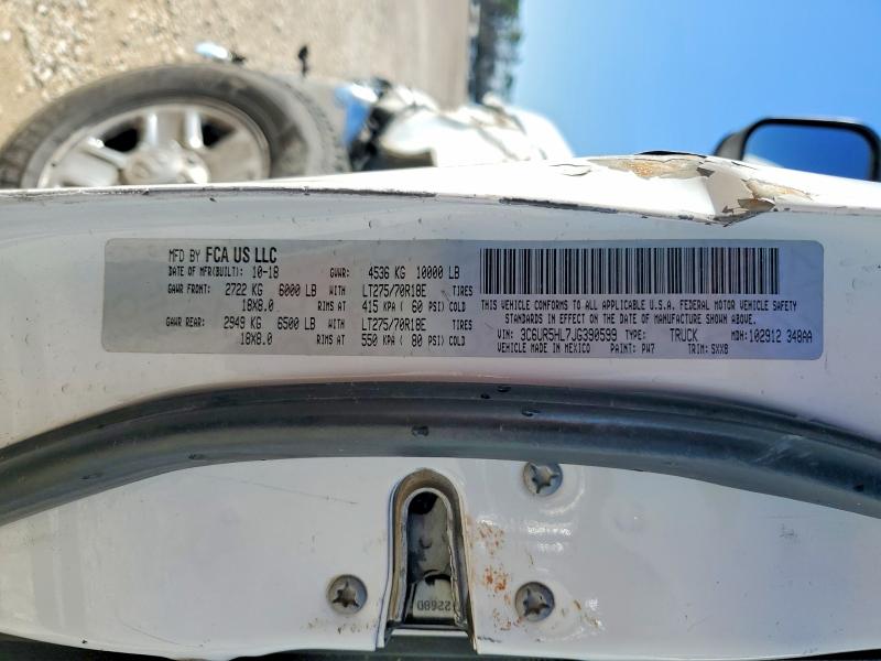 Продаж на аукціоні авто 2018 Ram 2500, vin: 3C6UR5HL7JG390599, номер лоту: 75466985