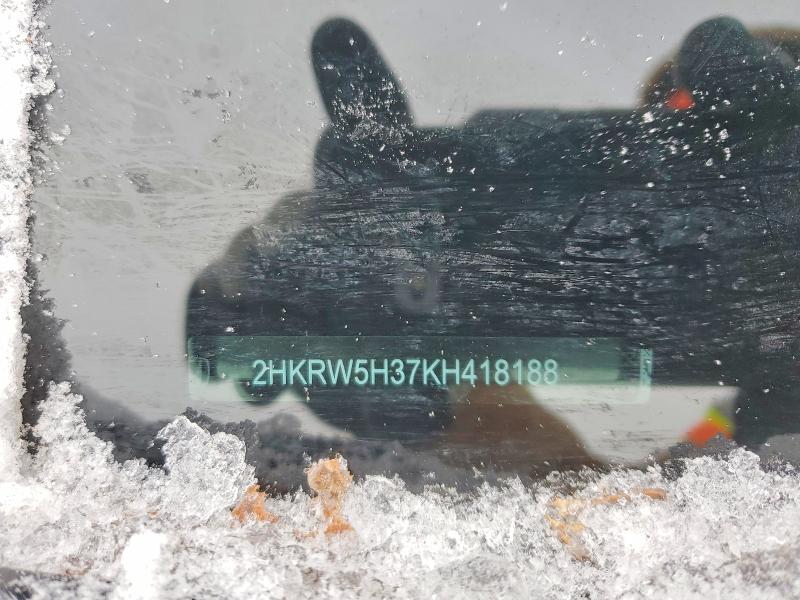 74456615 :رقم المزاد ، 2HKRW5H37KH418188 vin ، 2019 Honda Cr-v مزاد بيع