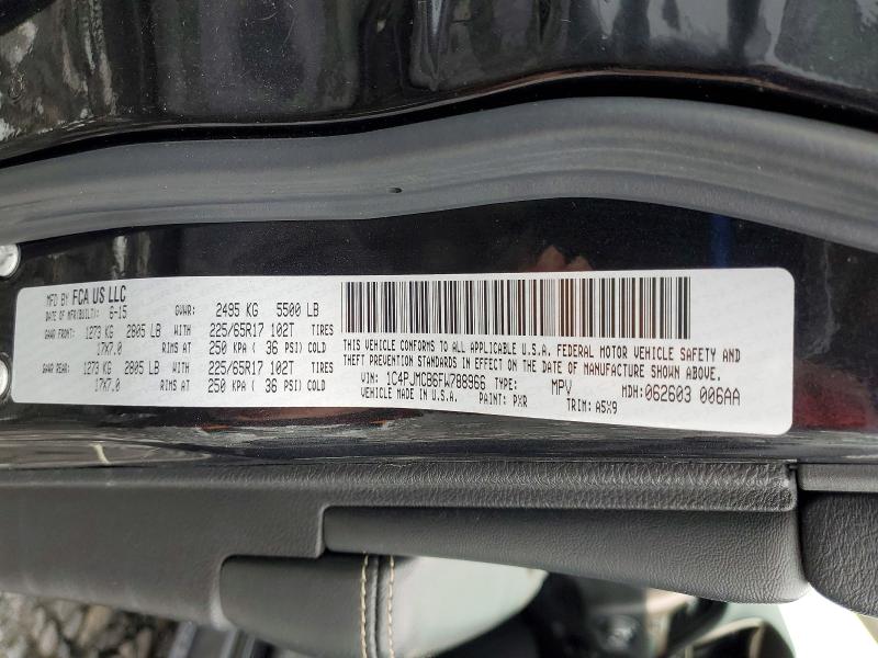 Продажа на аукционе авто 2015 Jeep Cherokee, vin: 1C4PJMCB6FW788966, номер лота: 77710635